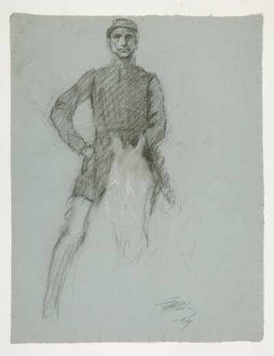 Studie voor door Edwin Austin Abbey