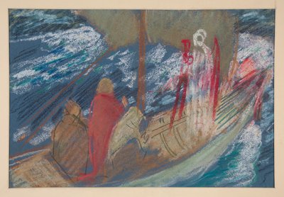 Studie voor door Edwin Austin Abbey