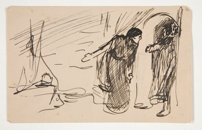 Studie voor Koning Hendrik IV (Deel II) door Edwin Austin Abbey