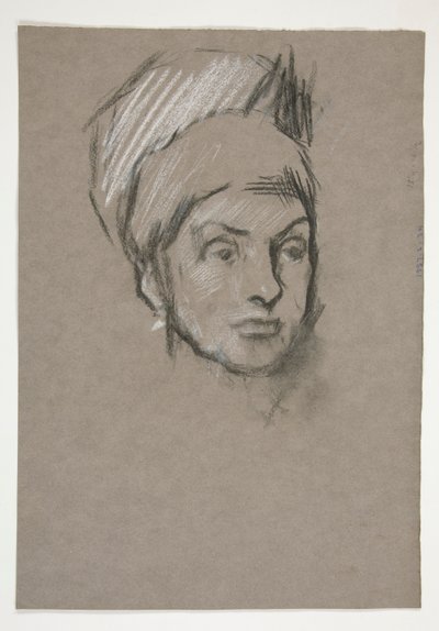 Studie voor Wetenschap: schets voor muurschildering voor het staatskapitoolgebouw in Harrisburg, Pennsylvania, 1902-1911 (voltooid door John Singer Sargent) door Edwin Austin Abbey
