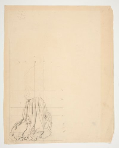 Studie voor De Zoektocht naar de Heilige Graal (serie van vijftien schilderijen voor de Boston Public Library, voltooid in 1901) door Edwin Austin Abbey