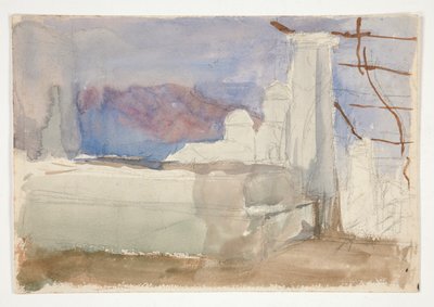 Studie voor Driekoningenavond (?) door Edwin Austin Abbey