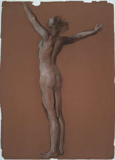 Studie voor figuur van 6 uur 
