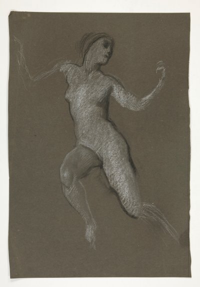 Studie voor de figuur van 12 uur 