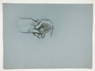 Studie van handen door Edwin Austin Abbey