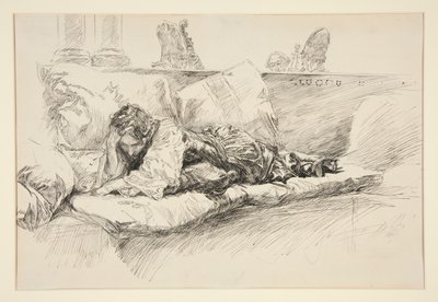 De Hertog door Edwin Austin Abbey