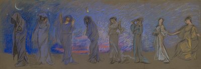 De Uren door Edwin Austin Abbey
