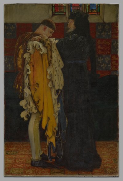 De Koning aan de Prins van Wales door Edwin Austin Abbey