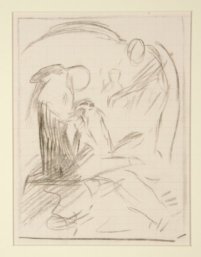 Twee compositiestudies voor door Edwin Austin Abbey