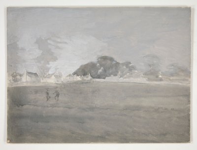 Onbekend Landschap door Edwin Austin Abbey