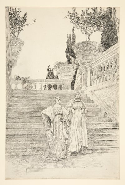 Ursula door Edwin Austin Abbey