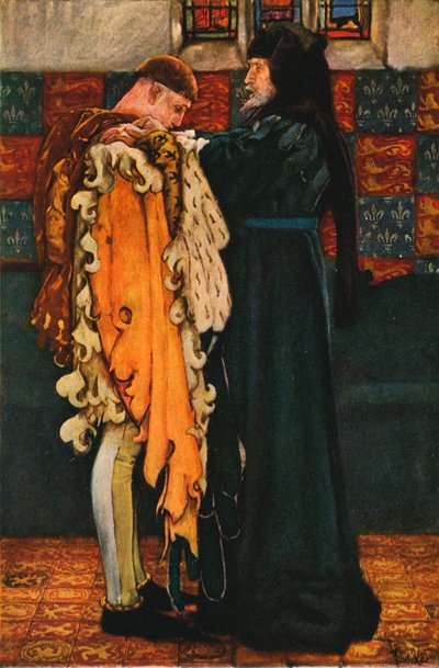 Koning Hendrik IV en Prins Hendrik door Edwin Austin after Abbey