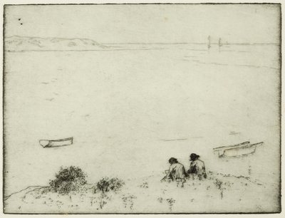 Schetsen aan zee door Edwin Butler Bayliss