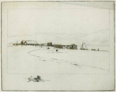 De pier door Edwin Butler Bayliss