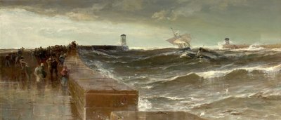 Na drie dagen storm, 1885 door Edwin Ellis