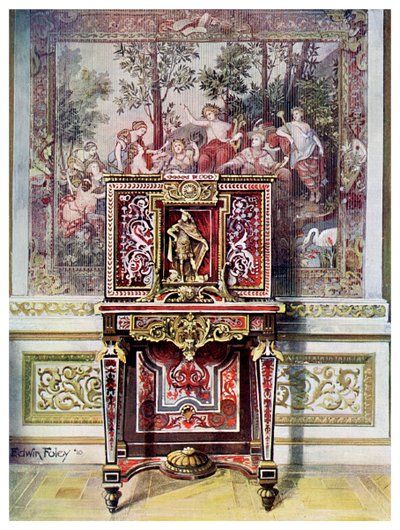 Huwelijkskistje boulle, 1910 door Edwin Foley