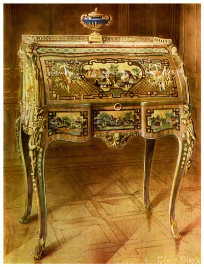 Escritoire a toilette, Frans, Victoria and Albert Museum, Londen door Edwin Foley