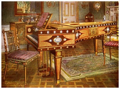 Decoratieve meubels uit de late 18e eeuw, 1911-1912 door Edwin Foley
