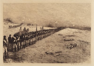 De Halt van de Slaglinie door Edwin Forbes