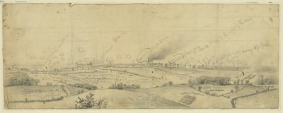 De slag bij Antietam of Sharpsburg door Edwin Forbes