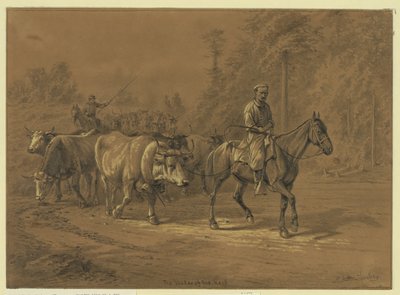 De leider van de kudde door Edwin Forbes