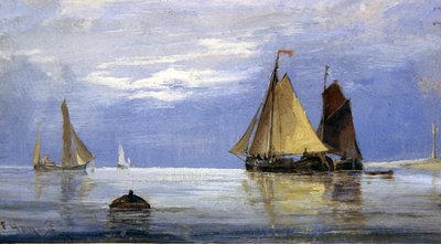 Schets voor een Marine door Edwin Hayes