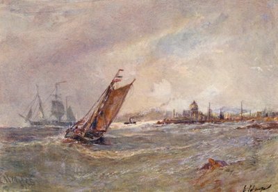 St Peter Port, Guernsey door Edwin Hayes