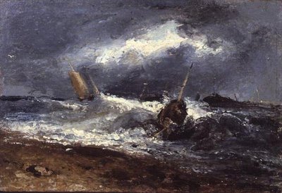 Stormscène door Edwin Hayes