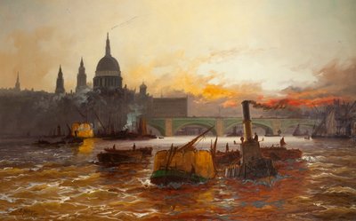 Het Bekken van Londen, 1940-45 door Edwin Henry Eugene Fletcher