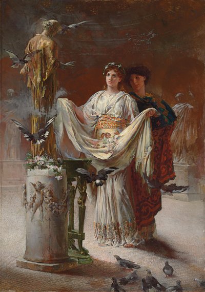 De Poppen door Edwin Howland Blashfield