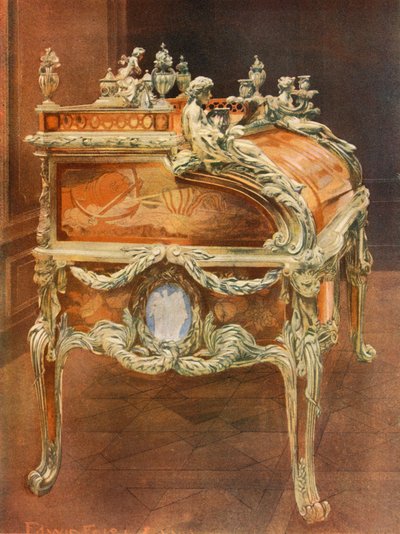 Bureau van Koning Lodewijk XV door Edwin John Foley
