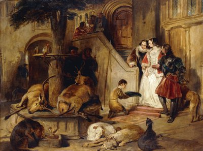 Een Binnenplaats in de Oude Tijd door Edwin Landseer