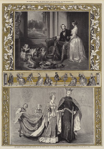 Hare Majesteit de Koningin en de Prins-Gemaal door Edwin Landseer