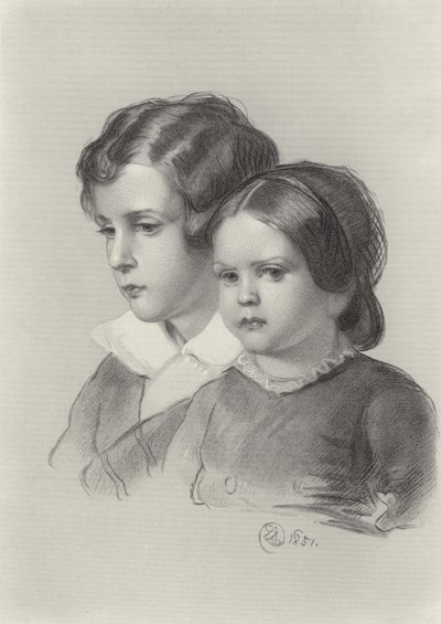 Jongen en Meisje door Edwin Landseer