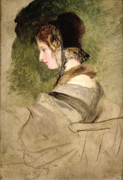 Portret van een vrouw door Edwin Landseer