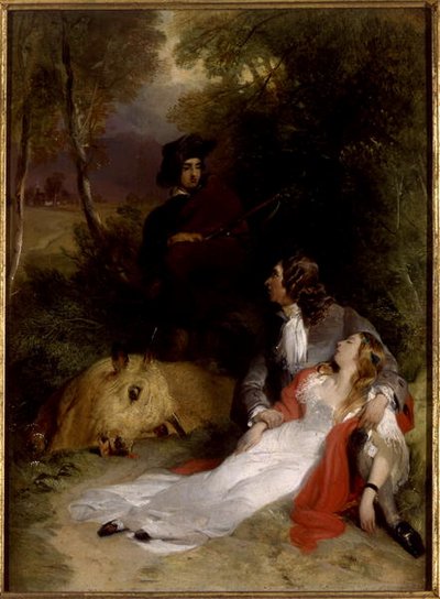 De bruid van Lammermoor, ca. 1830 door Edwin Landseer