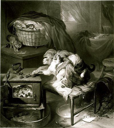 De kattenpoot door Edwin Landseer