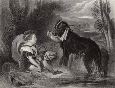 De Vrienden door Edwin Landseer