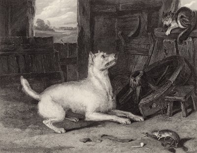 De indringer door Edwin Landseer