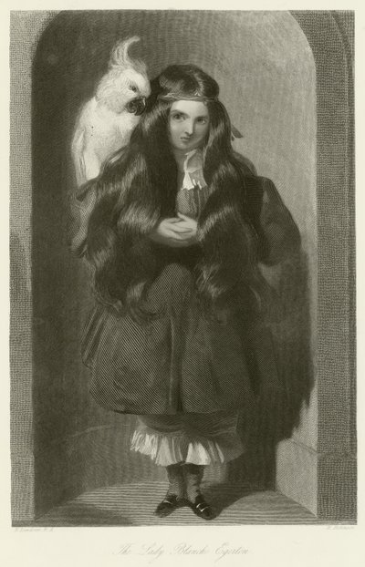 Lady Blanche Egerton door Edwin Landseer