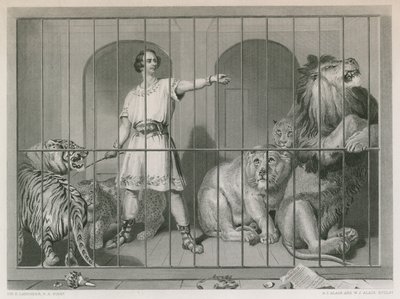 Van Amburgh en de leeuwen door Edwin Landseer