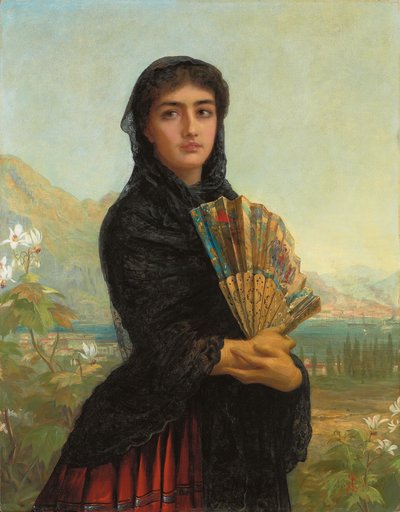 Gibraltar, 1886 door Edwin Longsden Long