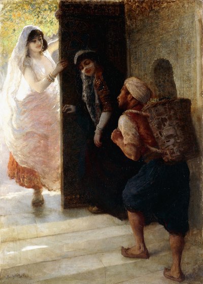 Duizend-en-een-nacht, De drager van Bagdad, c.1900 door Edwin Lord Weeks