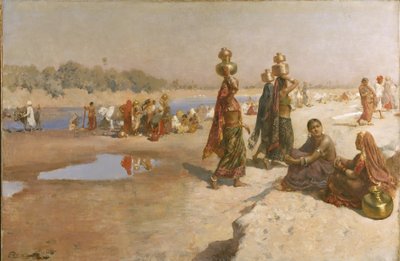 Waterdragers van de Ganges, c.1885 door Edwin Lord Weeks