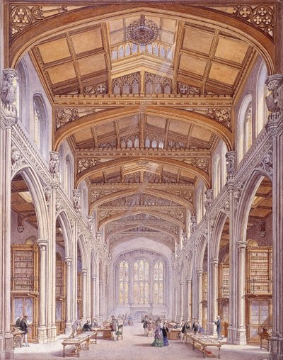 Guildhall Bibliotheek, Londen door Edwin Thomas Dolby