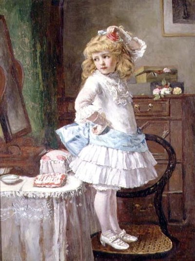 De nieuwe feestjurk door Edwin Thomas Roberts