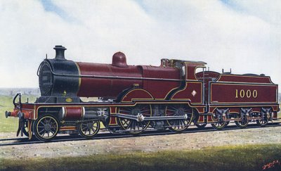 Langs de Edenvallei: Een Deeley Compound Engine 1000 voor de Midland Railway door Edwin Thomas Rudd