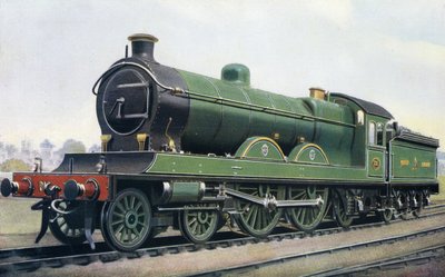 Onder de schaduw van York Minster: Een Noordoostelijke Compound. London and North Eastern Railway Steam Locomotive Class C8 731 door Edwin Thomas Rudd