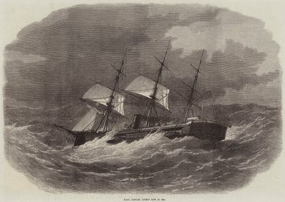 HMS Captain, onlangs verloren op zee door Edwin Weedon