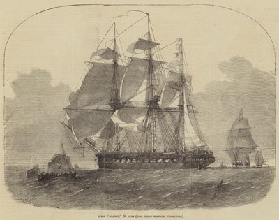 HMS Nankin, 50 Kanonnen, Eerwaarde Keith Stewart, Commandant door Edwin Weedon